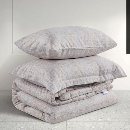 سعر مفارش صيفية نفر ونص 4 قطع - ليتون - بيج فاتح - مفارش ميلين