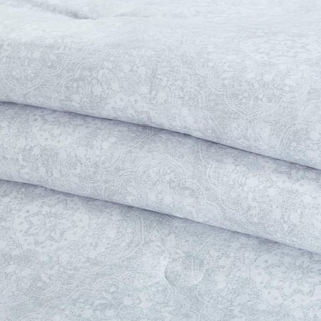 أفضل مفارش صيفية نفرين وجهين ٧ قطع رصاصي رمادي - مفارش ميلين