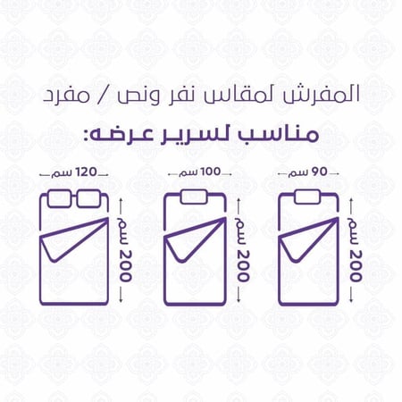 مفرش صيفي مفرد ونص 4 قطع - اديلين - سكري -بيج غامق