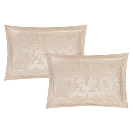 أسعار افضل مفرش صيفي مزدوج جاكار 8 قطع فابيانا - بيج - مفارش ميلين