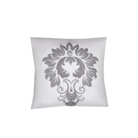 أسعار شراشف صيفية مزدوج جاكار مطرز 7 قطع - رمادي - مفارش ميلين