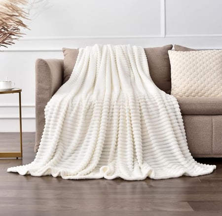 بطانية مخمل محفور اكاسيا 200 × 230 - سكري