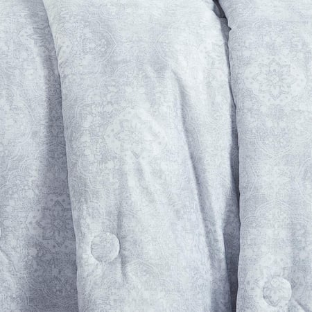 احسن مفارش صيفية نفرين وجهين ٧ قطع رصاصي رمادي - مفارش ميلين