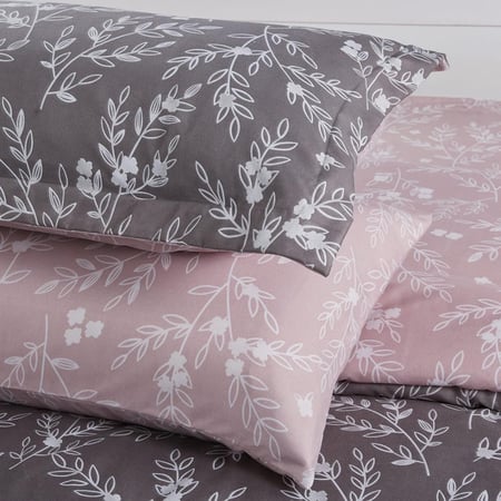 اسعار فراش نفر ونص صيفي 4 قطع ليتون رمادي غامق لحمي - مفارش ميلين