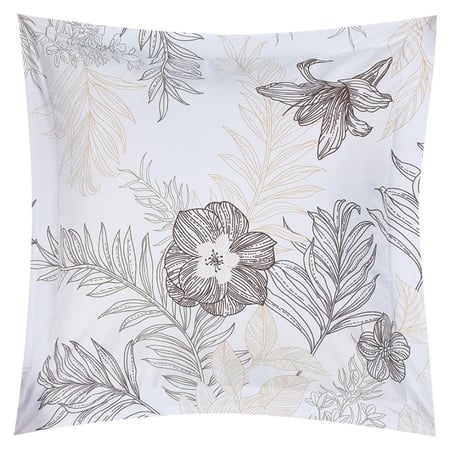 افضل مفرش صيفي مزدوج 7 قطع كلاودي - أبيض رمادي - مفارش ميلين