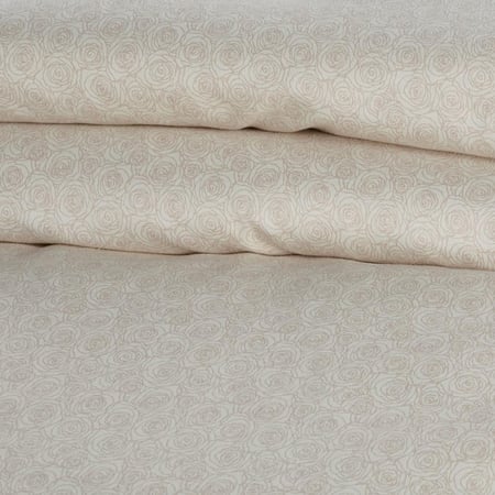 أسعار مفارش نفر ونص صيفي 4 قطع - ليتشي - بيج - مفارش ميلين