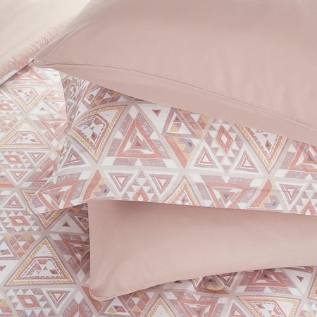 مفرش صيفي مزدوج وجهين ٧ قطع - اوركا - كريمي - بيج