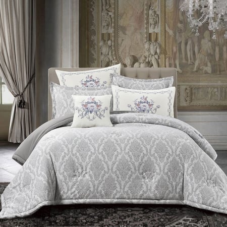 مفرش صيفي مزدوج جاكار 7 قطع - أوجيني