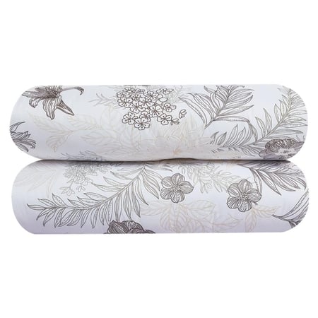 احسن مفرش صيفي مزدوج 7 قطع كلاودي - أبيض رمادي - مفارش ميلين