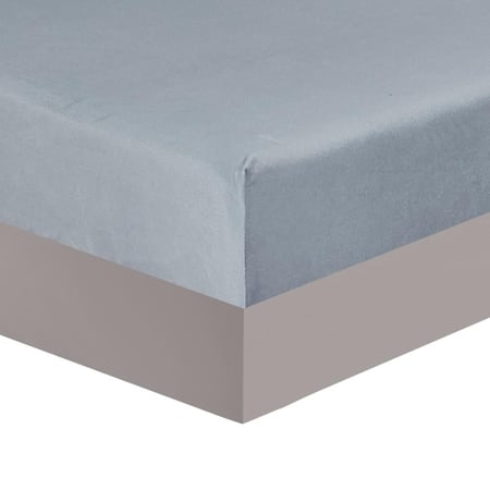 أفضل مفرش شتوي مزدوج مخمل فرو 6 قطع - رمادي - مفارش ميلين