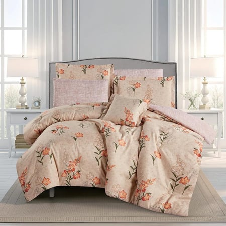 أحسن مفارش صيفية نفر ونص 4 قطع ليتون متعدد الألوان - مفارش ميلين