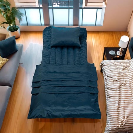 بكج للرحلات والضيوف - 3 قطع - كحلي غامق - مفارش ميلين