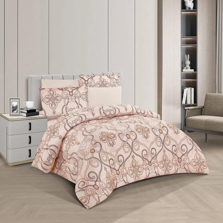 عروض مفرش صيفي نفرين 6 قطع - متعدد الألوان - مفارش ميلين