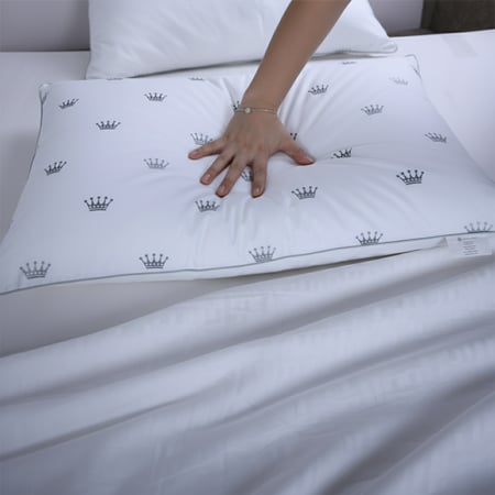 عرض 2 مخدة فيلورا الفندقية قطن