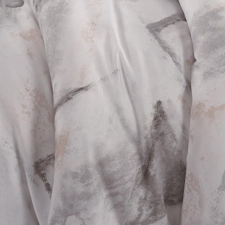 افضل مفارش كوين صيفي وجهين ٧ قطع فيفيان كريمي رصاصي - مفارش ميلين