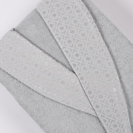 افضل طقم روب نسائي قطن بلغاري 8 قطع - جاردن -بيج فاتح - أزرق ضبابي