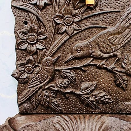 حوض حائط حديد شكل حوض غسيل معدني تعليقات جدارية ديكور منزلي مودرن