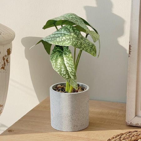 مركن مع زرع صناعي ملون نباتات وشجر صناعي مركن سيراميك ترتيب وتجديد