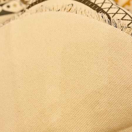 بساط  قطن ملون دائري كبير 150*150