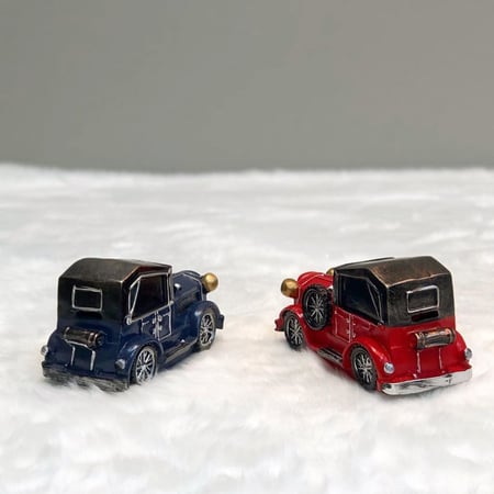 ديكور سيارة كلاسيك سيراميك - الأزرق