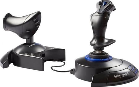 thrustmaster t flight hotas 4 ثرست ماستر تي فلايت هوتاس 4 ( يعمل على البي سي و البلايستيشن 4 و 5 )