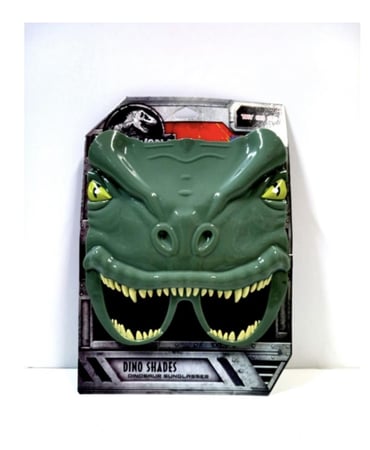 نظارة شمسية على شكل ديناصور