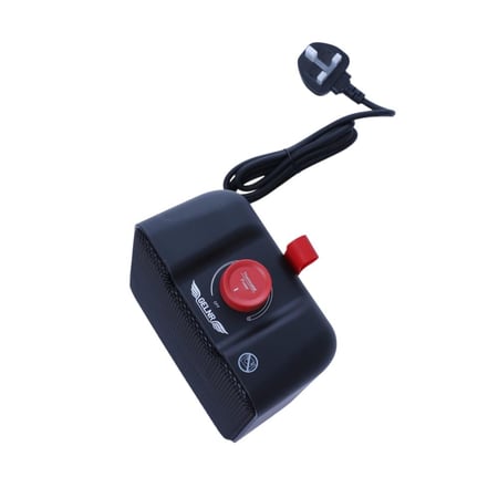 سخان مروحة سيراميك ( دفاية ) بقوة 1800 واط بلون اسود