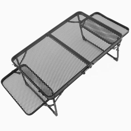 طاولة شبك اسود قابل للطي