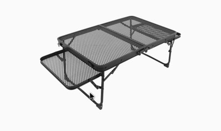 طاولة شبك اسود قابل للطي