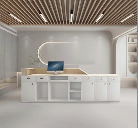 مكتب استقبال بألوان ومقاسات مميزة