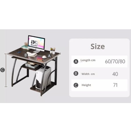 مكتب كمبيوتر بتصميم عملي