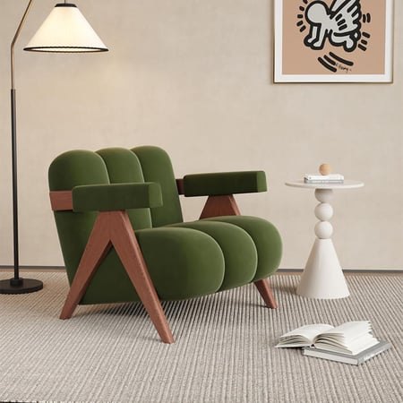 كرسي راحة فردي بتصميم كلاسيكي