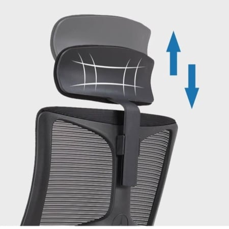 كرسي مكتبي بظهر شبكي بدعم اسفل الظهر