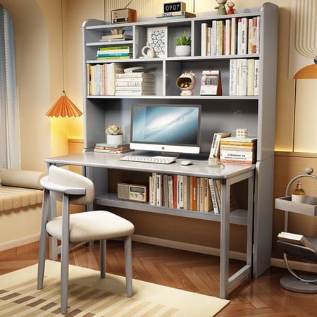 مكتب دراسي خشبي قابل للطي