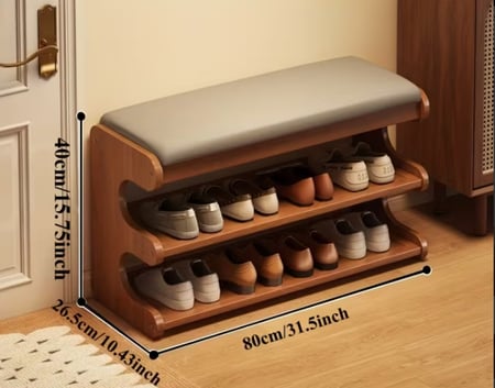 مقعد جزامه مع ارفف تخزين