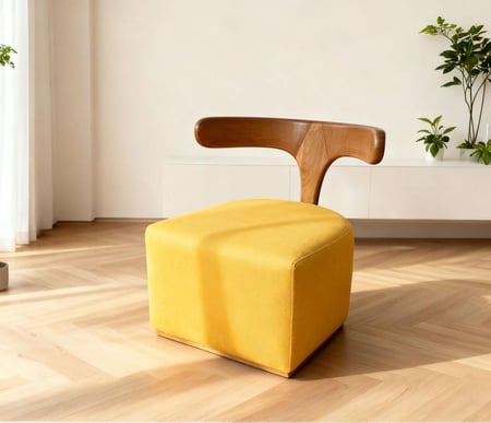 كرسي استرخاء عصري بتصميم نورديكي بسيط