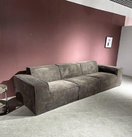 أريكة فاخرة بتصميم إيطالي من الإسفنج عالي الكثافة