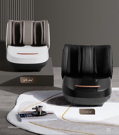 مساج اقدام وساق باللون الاسود  والابيض