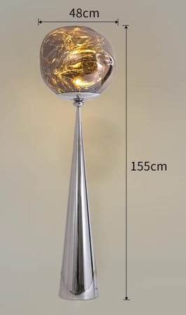 مصباح أرضي مخروطي بتصميم إيطالي