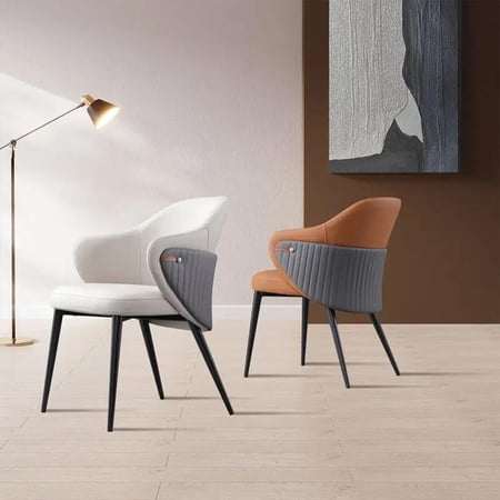 كرسي  جلد انيق