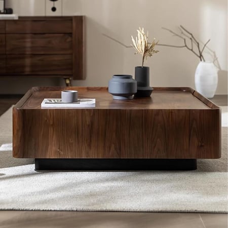 طاولة قهوة خشبية