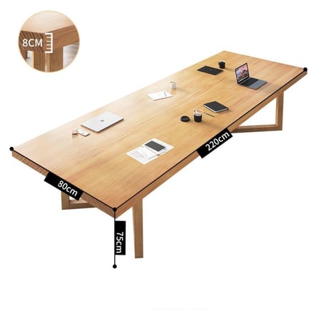 طاولة اجتماعات خشبية بتصميم كلاسيكي