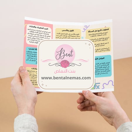 مطوية رياضيات الجبر الأنماط العددية والدوال - سادس