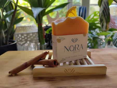 صابون البرتقال والقرفة