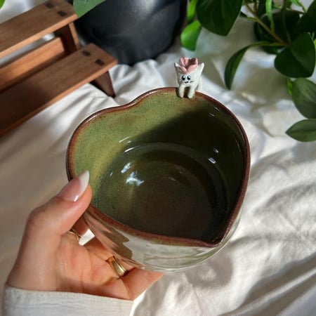 وعاء ماتشا القطة لولو