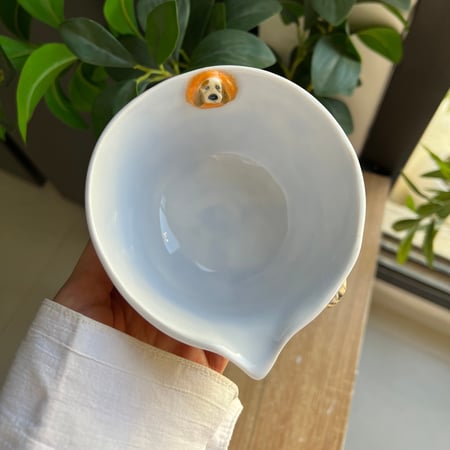 وعاء ماتشا محبين الكلاب