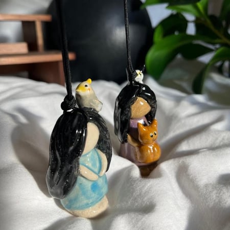 مجسم وتعليقة انا وانت ( منتج تخصيص)