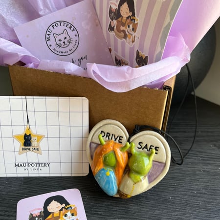 قابل للتخصيص تعليقة سيارة ♥️ ( انا وانت) - ميدالية القلب