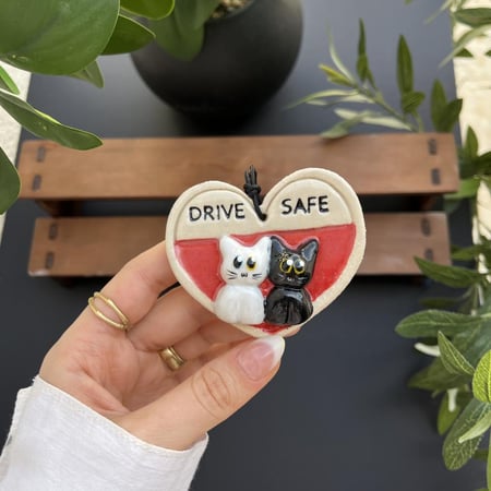 تخصيص تعليقة سيارة ♥️ ( انا وانت) - ميدالية القلب