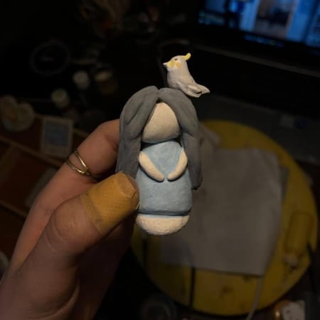 مجسم وتعليقة انا وانت ( منتج تخصيص)